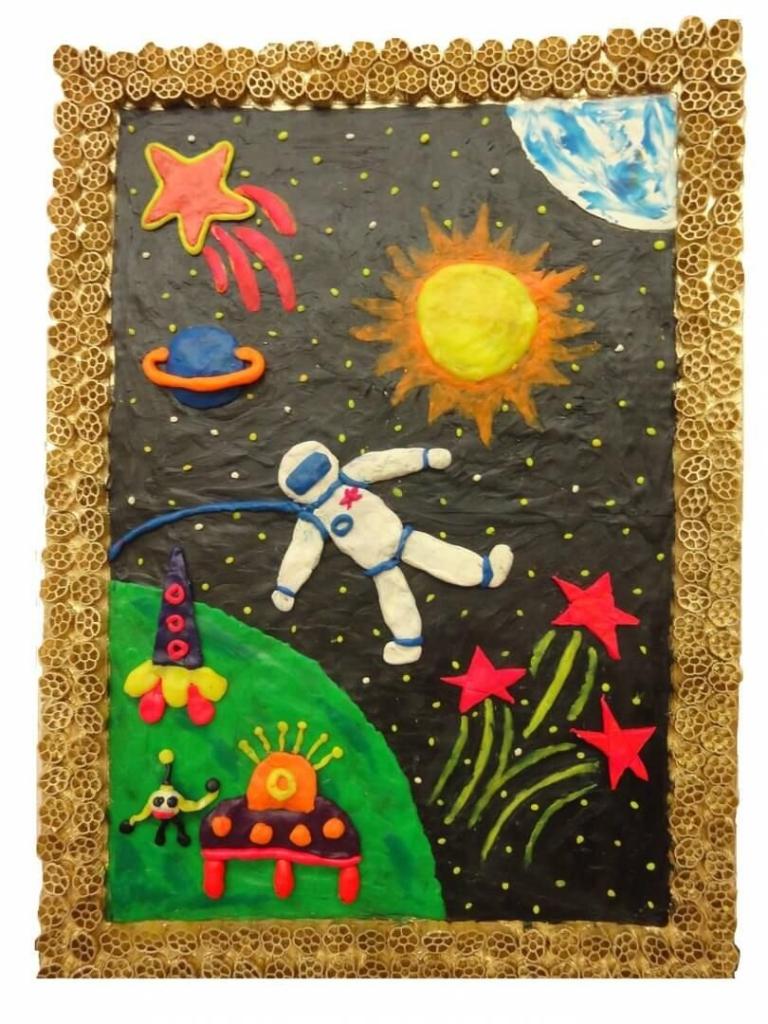 Детское творчество космос