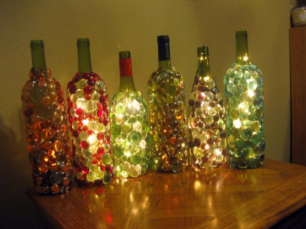 Декорирование пластиковой бутылки